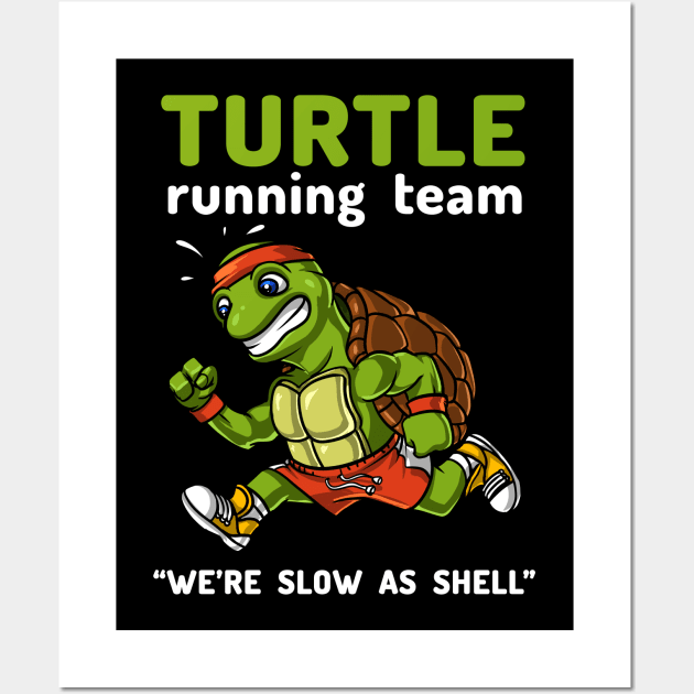 Turtle running team discount